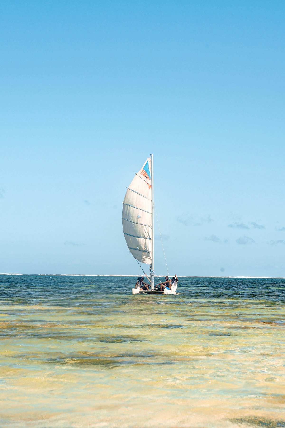 Sunset dhow sailing
